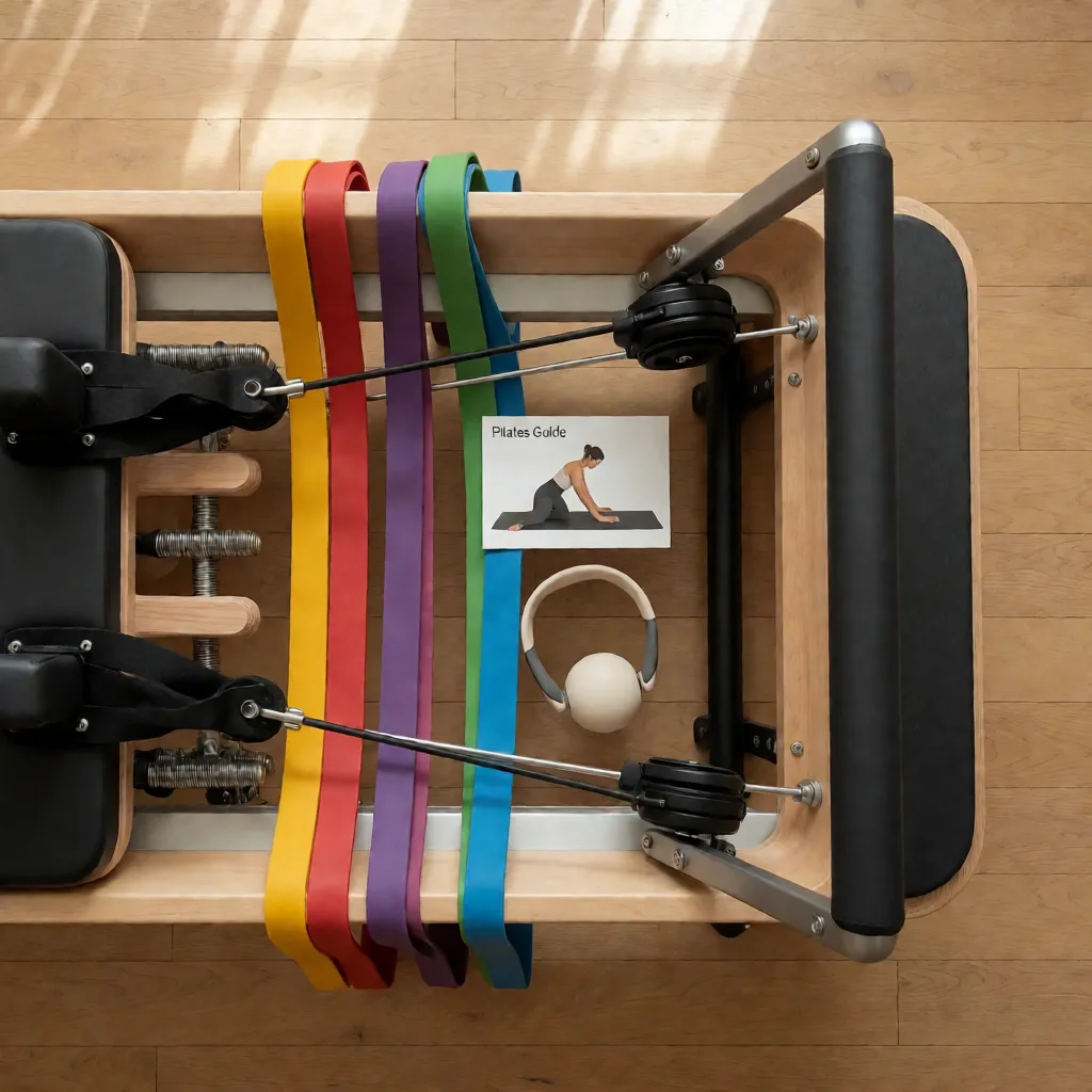 Comparativa visual de cinco modelos de reformer de pilates desde económicos hasta profesionales