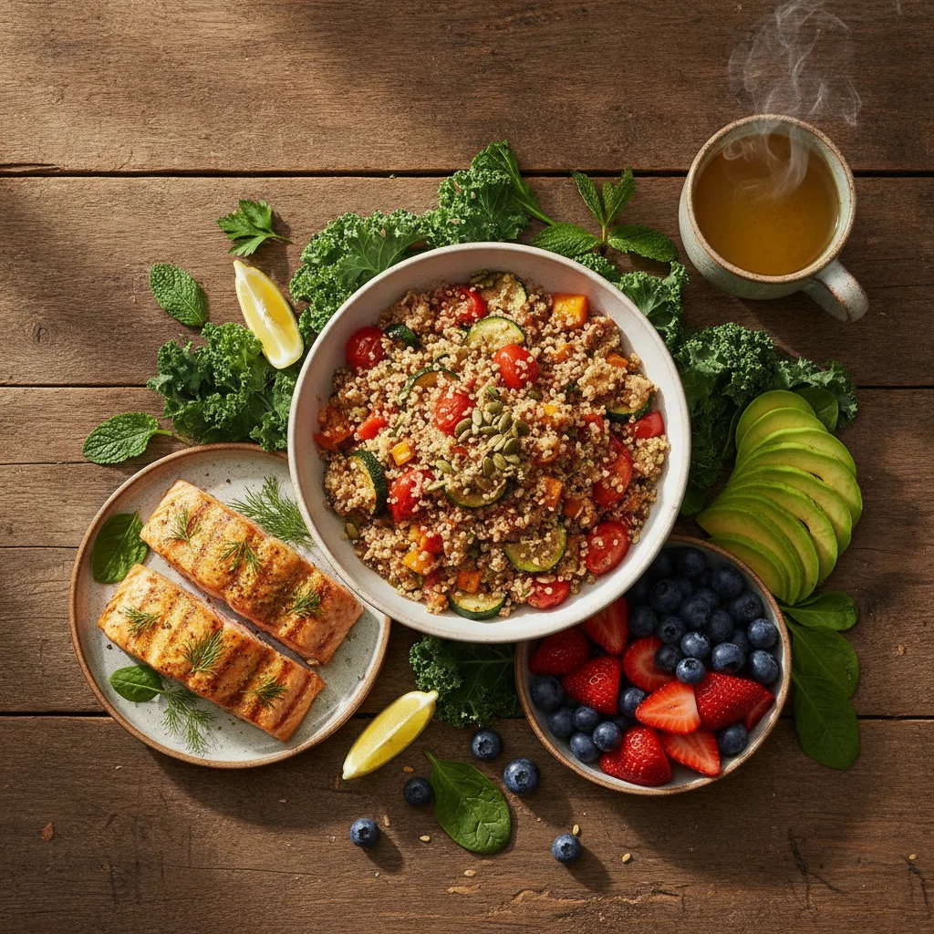 Dieta Antiinflamatoria: Menú Semanal Completo para Desinflamar tu Cuerpo