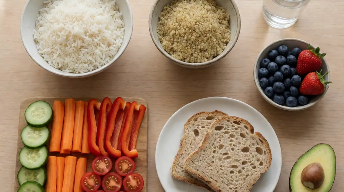 Plan de comidas semanal sin gluten menú tipo