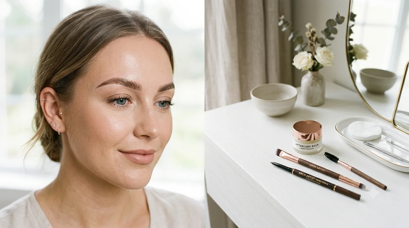 Técnicas de microblading de cejas: pelo a pelo, powder brows y combinado sobre modelo