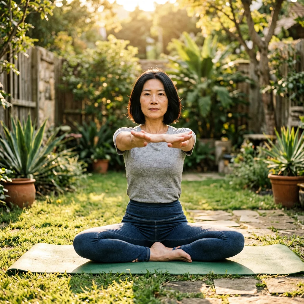 Rutina semanal de yoga para principiantes con esterilla y bloque de yoga