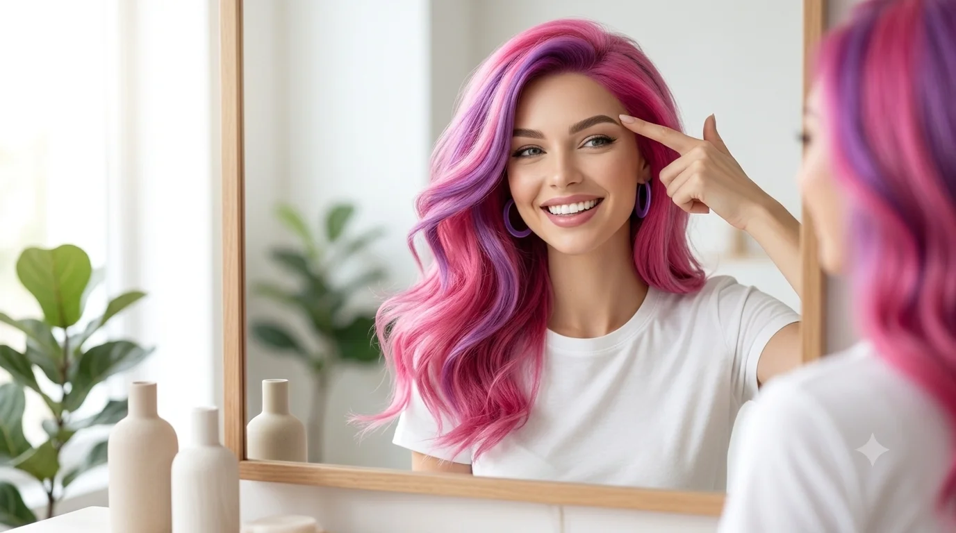 Lolita Coconut mostrando sus cejas perfectas después del microblading