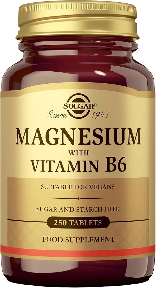 Solgar Magnesio con Vitamina B6 (250 comprimidos)