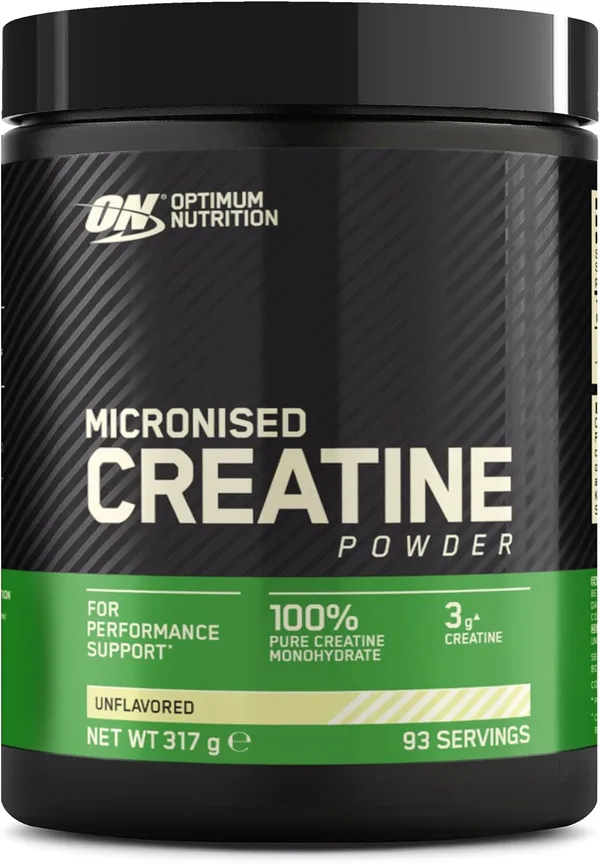 Optimum Nutrition Creatina Monohidrato Micronizada en Polvo, 317 g