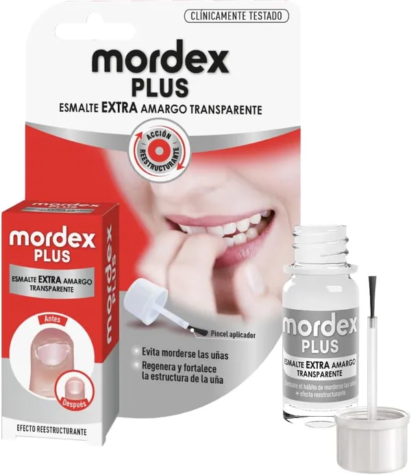 Mordex Plus - Esmalte extra amargo transparente