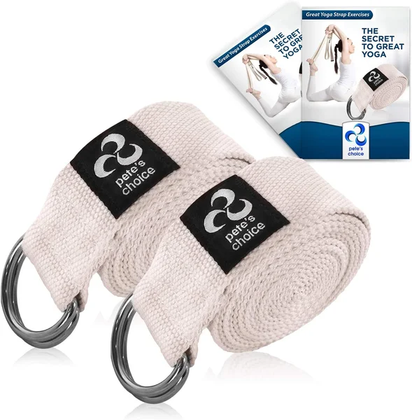 Correa de Yoga 2,4m Pack 2x — Dos Correas por el Precio de Una