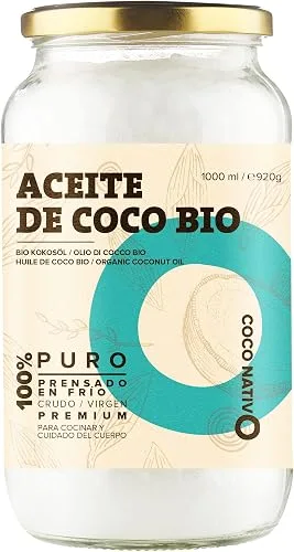 Aceite de Coco Coco Nativo Orgánico Virgen Extra Ecologico 1x1000 ml