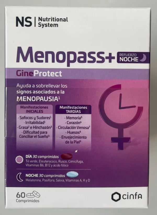 Cinfa Menopausia Día y Noche, 60 comprimidos