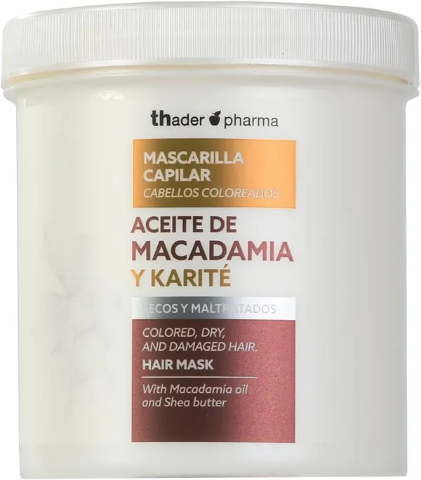 Thader Pharma Mascarilla de Macadamia y Karité, 700 ml