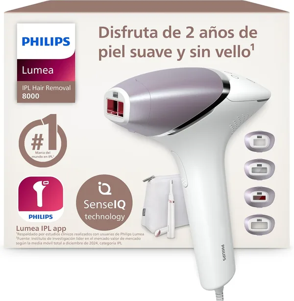 Philips Lumea Serie 8000 BRI949/00 (4 accesorios + lápiz recortador)