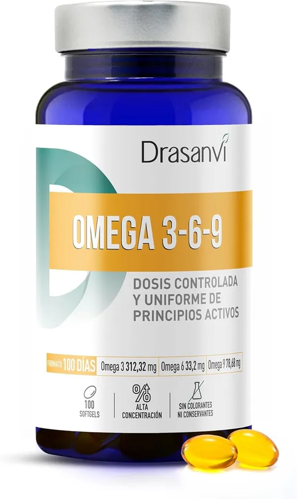 Drasanvi Nutrabasics Omega 3-6-9 (100 perlas)