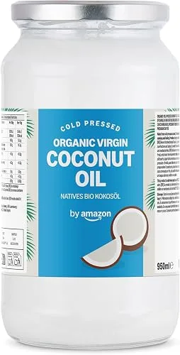 by Amazon - Aceite de coco virgen ecológico, 950 ml (Paquete de 1)