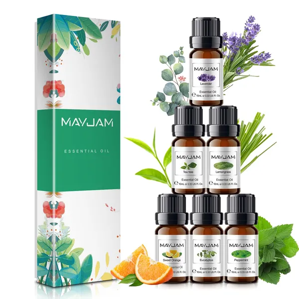 MAYJAM — Set de 6 aceites esenciales (relajación y sueño)