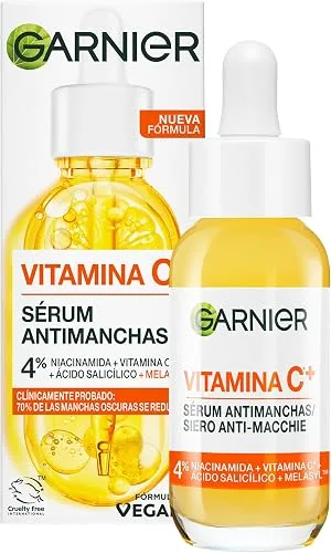 Garnier Vitamina C Sérum AntiManchas Pieles Sensible, Nº1 del mundo, 30 ml