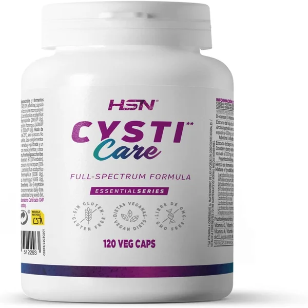 HSN Cysti Care — D-Manosa, Arándano, Probióticos, Uva Ursi y Vitamina D3