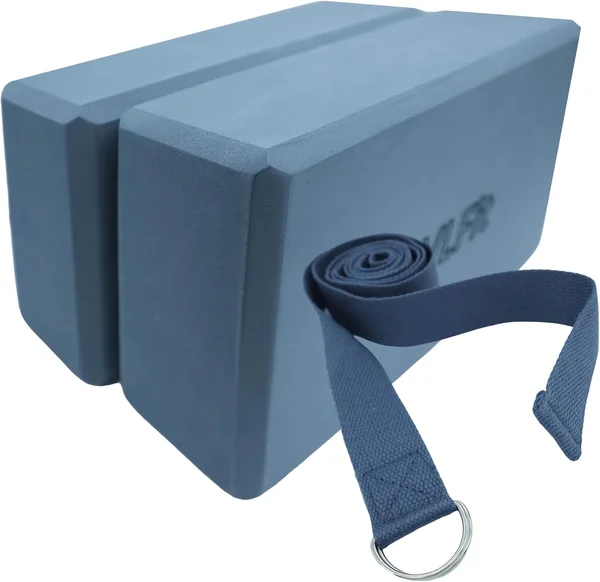 VLFit 2 Bloques + 1 Correa de Yoga — El Kit Completo para Empezar
