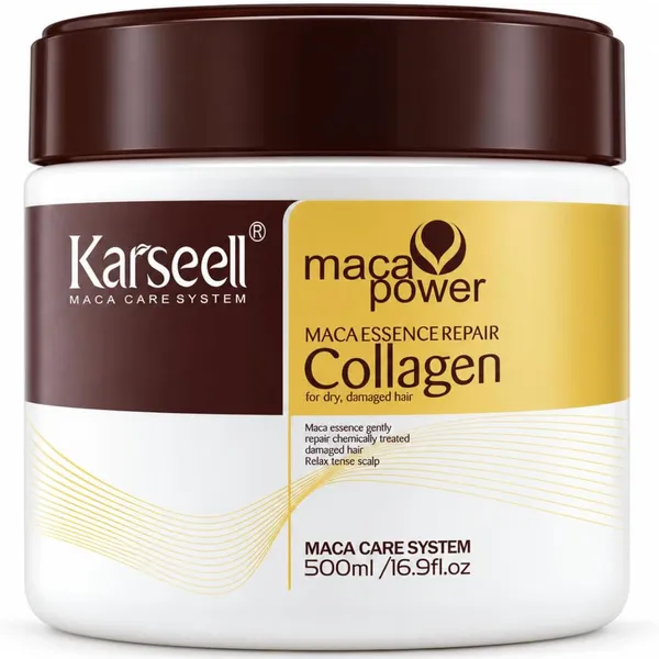 Karseell Maca Care System, Mascarilla Capilar Profesional 500 ml