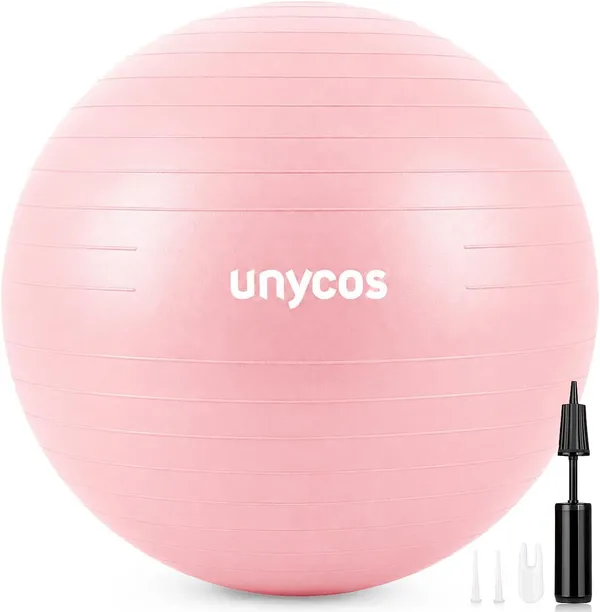 unycos - Pelota de Yoga y Pilates Antideslizante y Anti-Burst