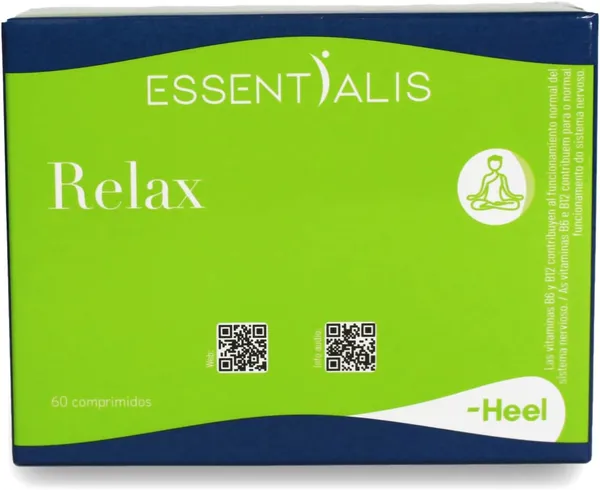 Essentialis Relax (valeriana, melisa, pasiflora, amapola de California, magnesio, B6 y B12), 60 comprimidos