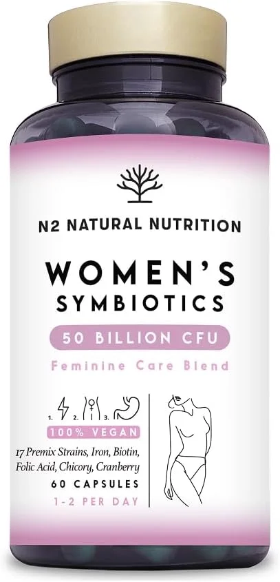 N2 Natural Nutrition Probióticos Mujer 50 mil millones UFC 17 cepas