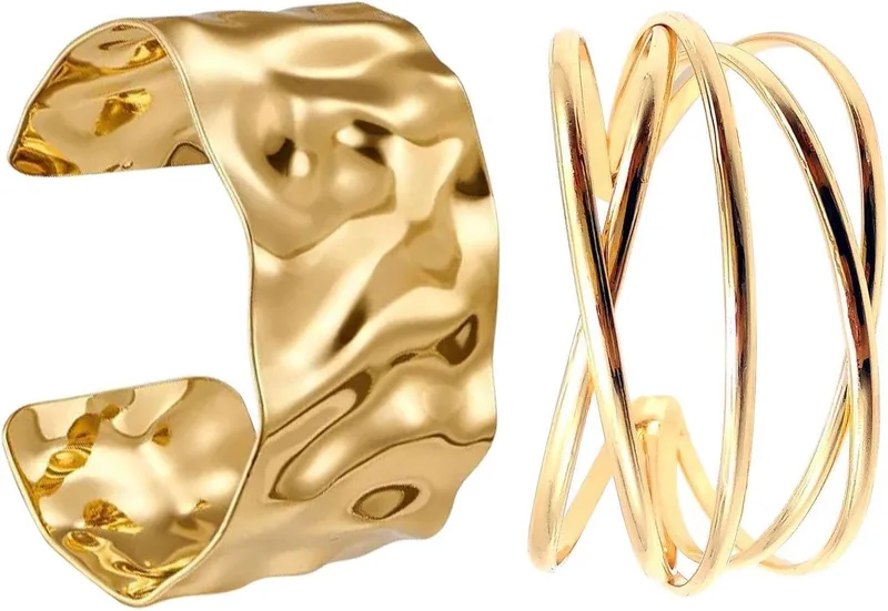 Pack 2 Pulseras Oro en Amazon