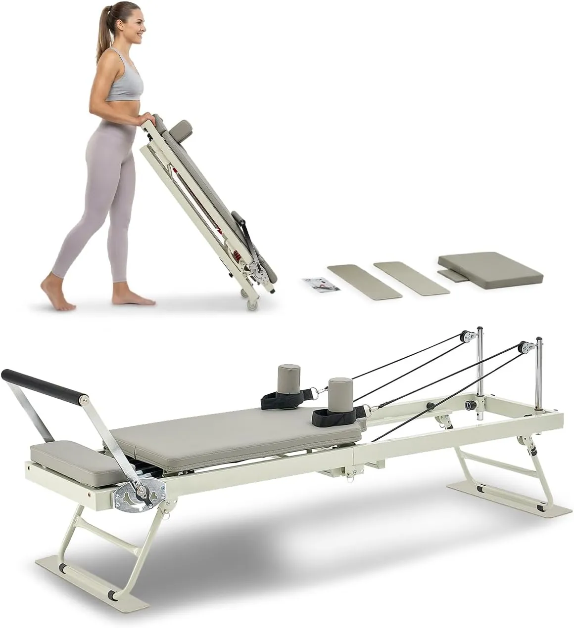 VEVOR Reformer de Pilates Plegable Profesional