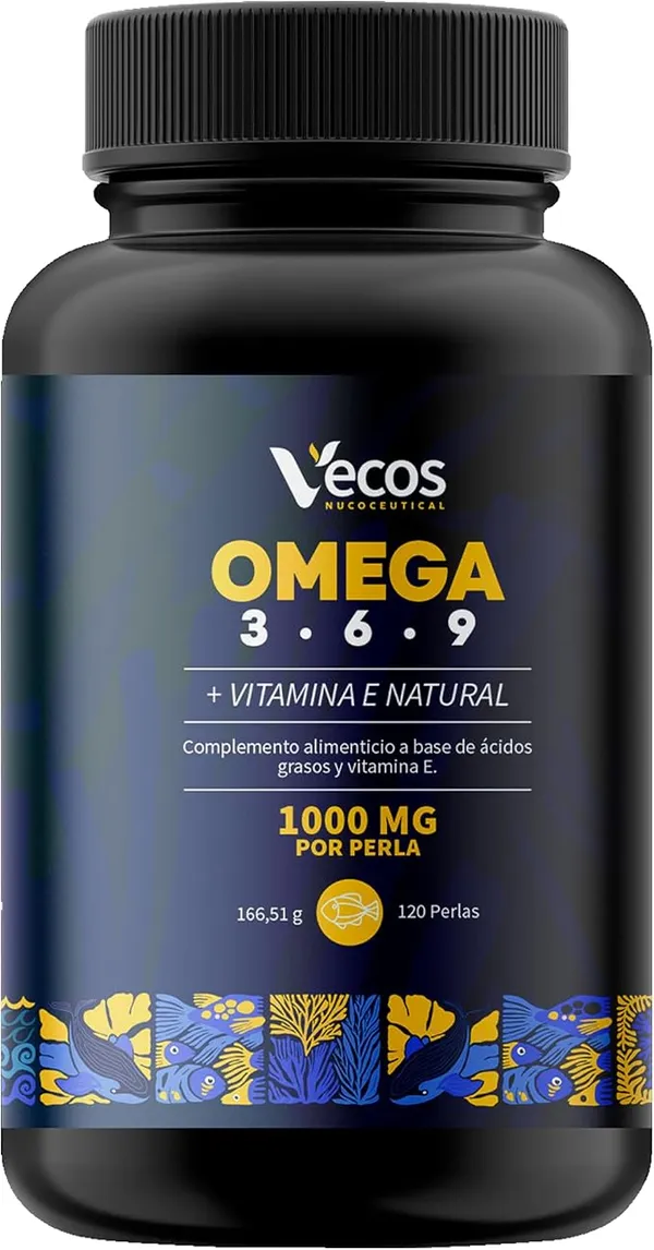 Vecos Omega 3-6-9 1000mg (120 cápsulas)