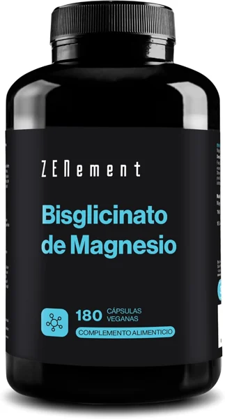 Bisglicinato de Magnesio 350 mg — 180 cápsulas