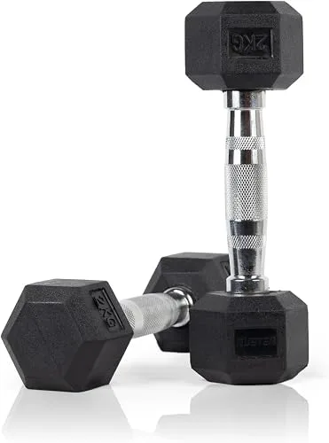 RUSTER Mancuernas Hexagonales, Set de 2