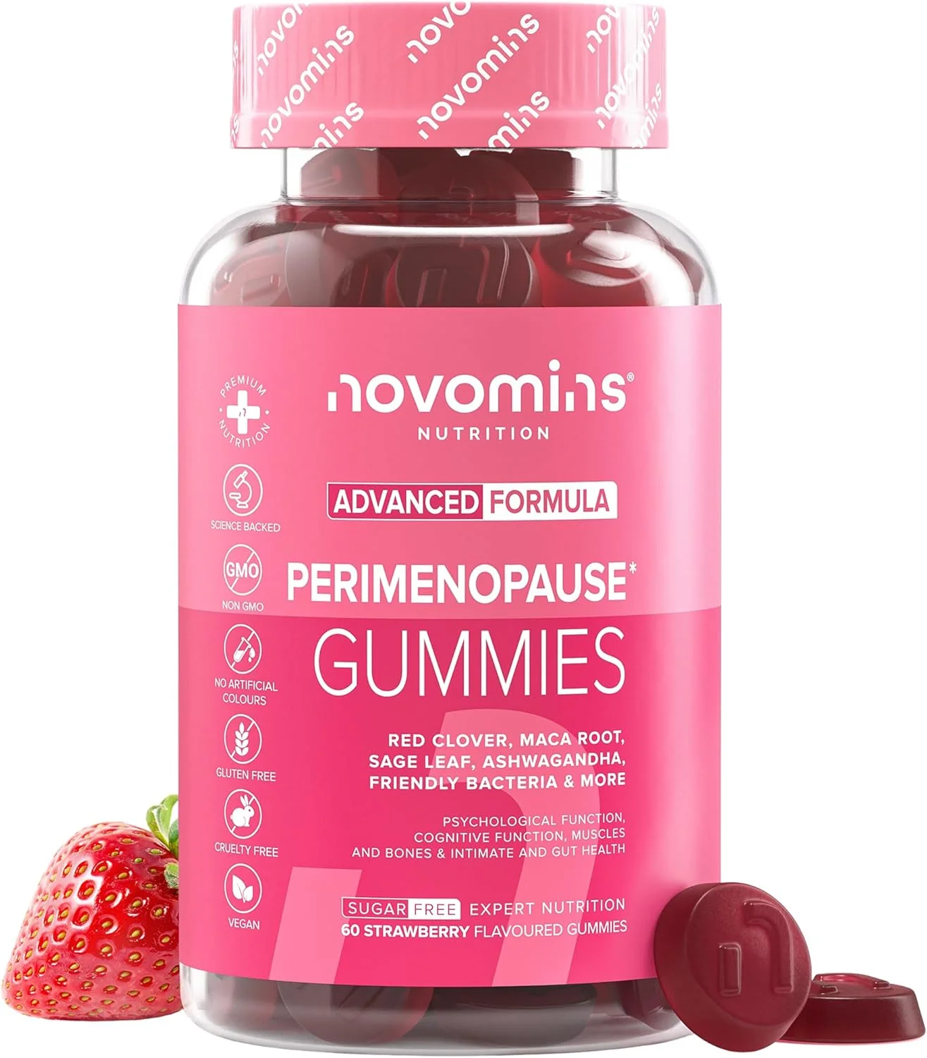 Novomins Perimenopausia 60 Gominolas — el Más Popular para Mujeres 40+