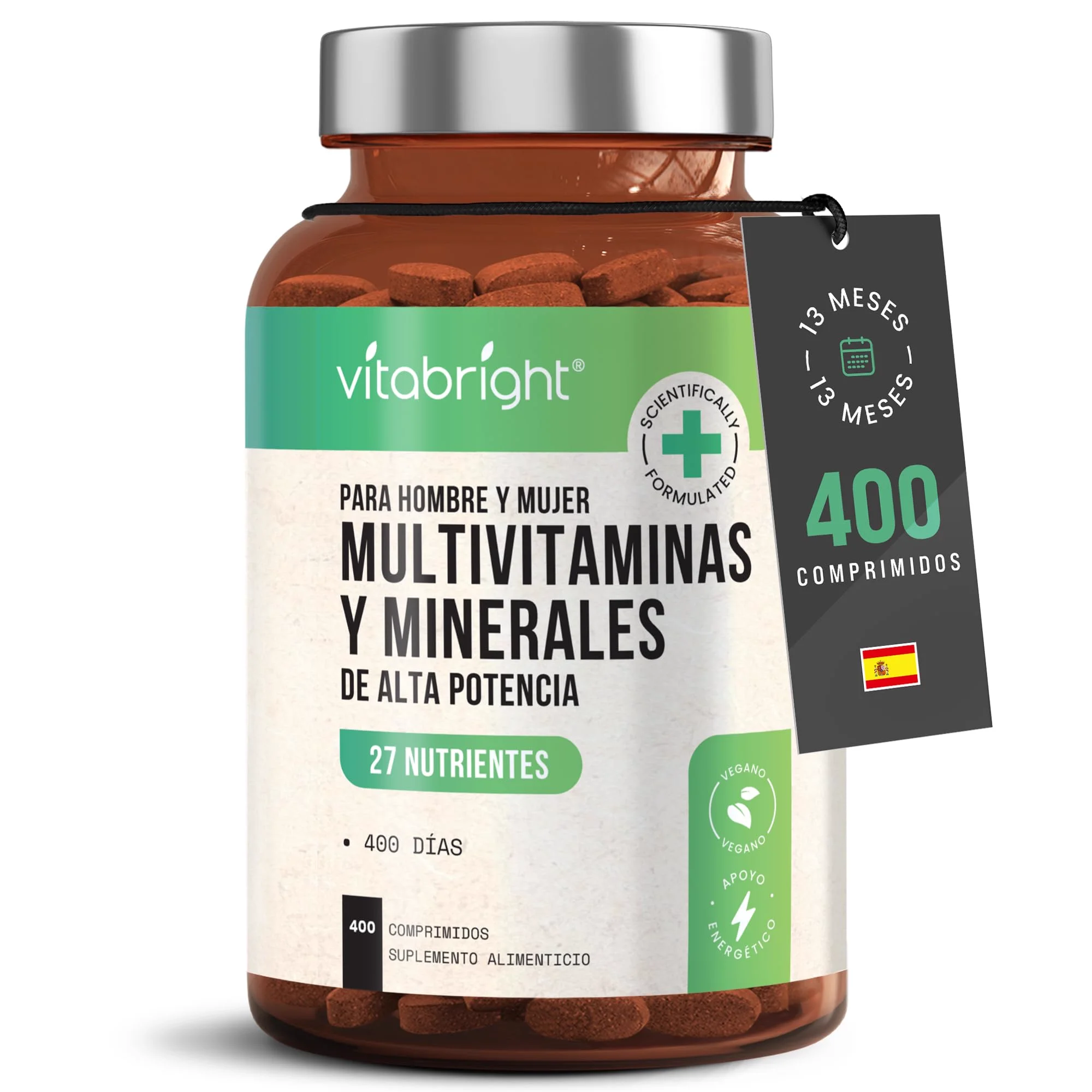 VitaBright Multivitamínico 27 en 1 400 Tabs
