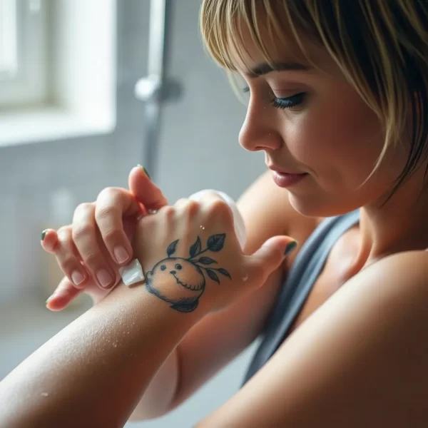 Limpieza de tatoo