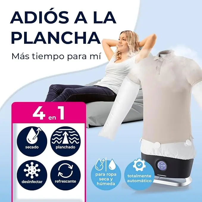 Cleanmaxx plancha automatica para camisas