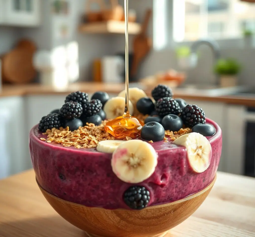 batido bayas moradas