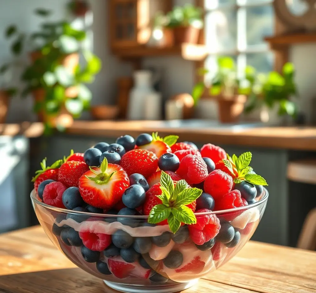 bayas frescas bol antioxidantes