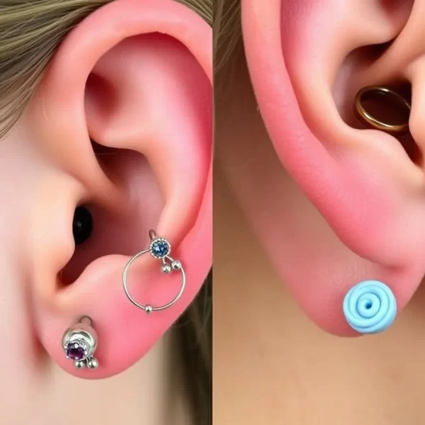 Descubre los Tipos de Pendientes en la Oreja: Guía Completa de Piercings y Nombres