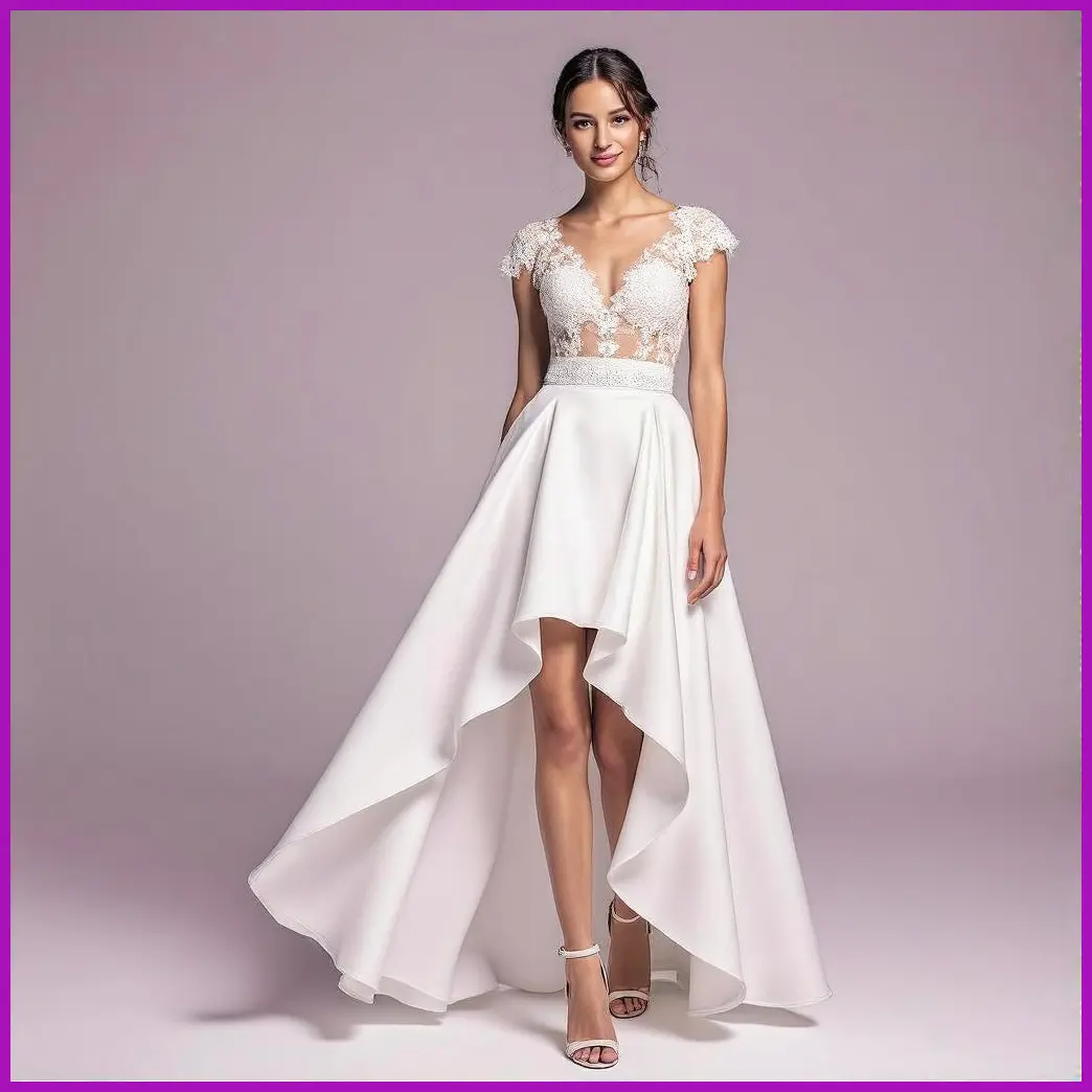 conjunto falda top boda