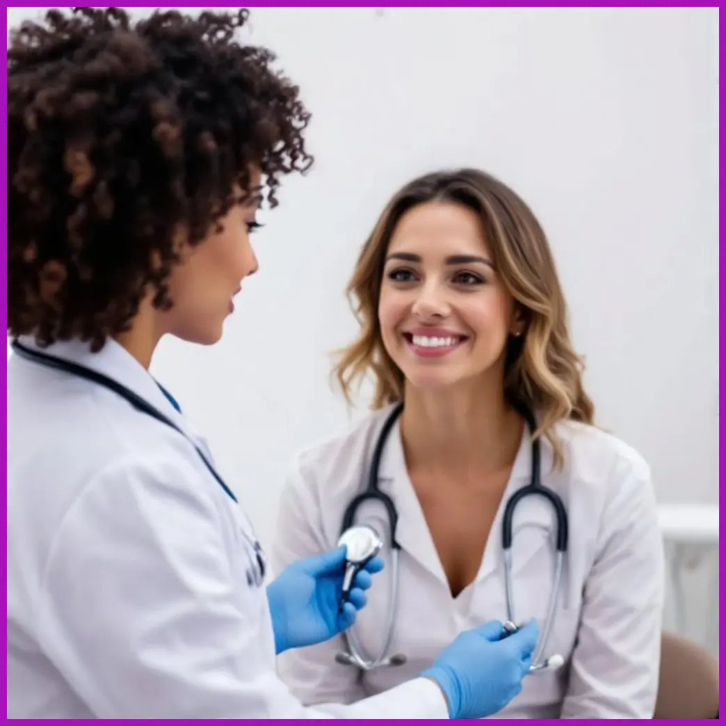 doctora con paciente