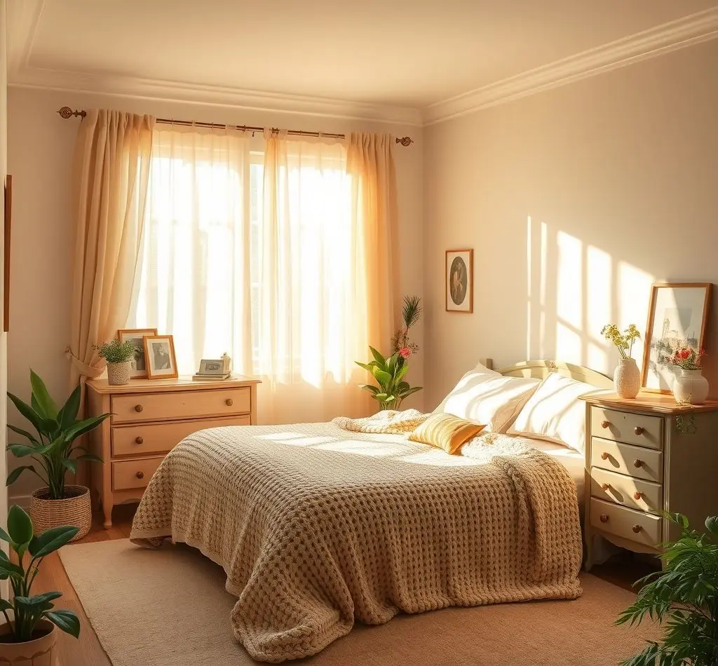 dormitorio calido acogedor