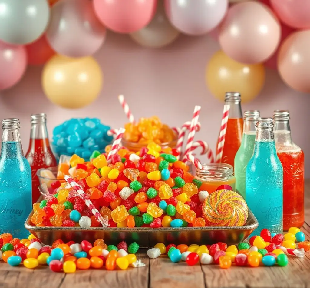 dulces y bebidas azucaradas