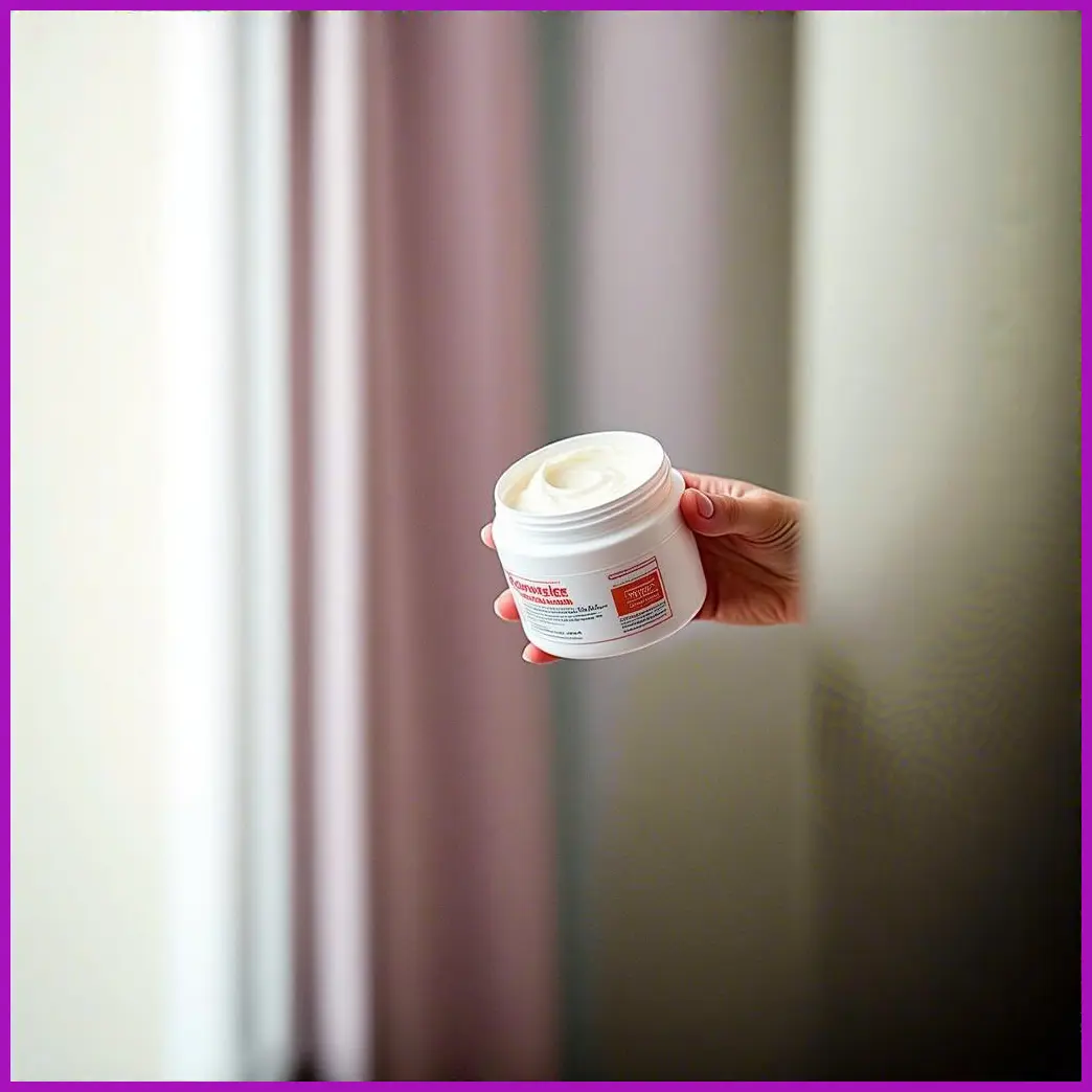 embarazada aplicando crema barriga