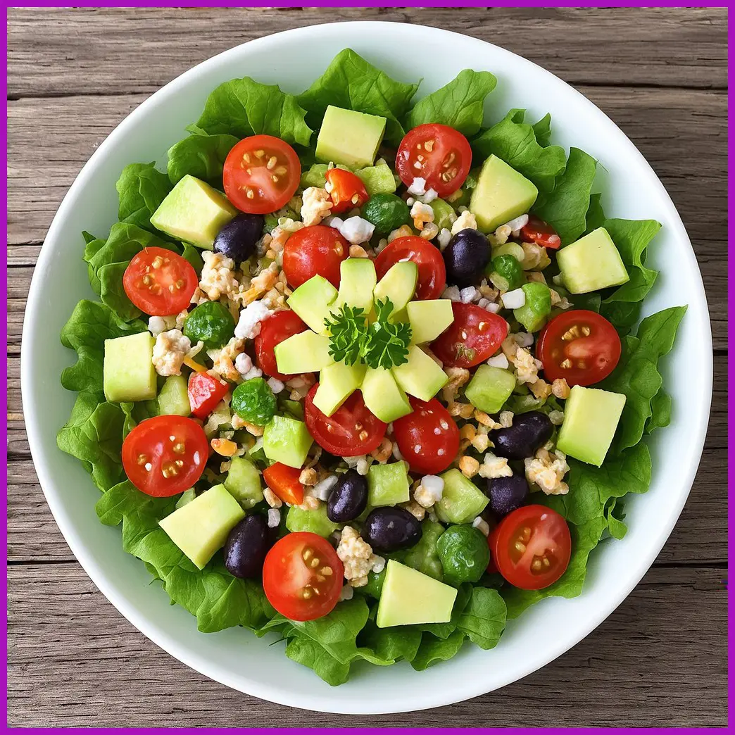 ensalada variada saludable