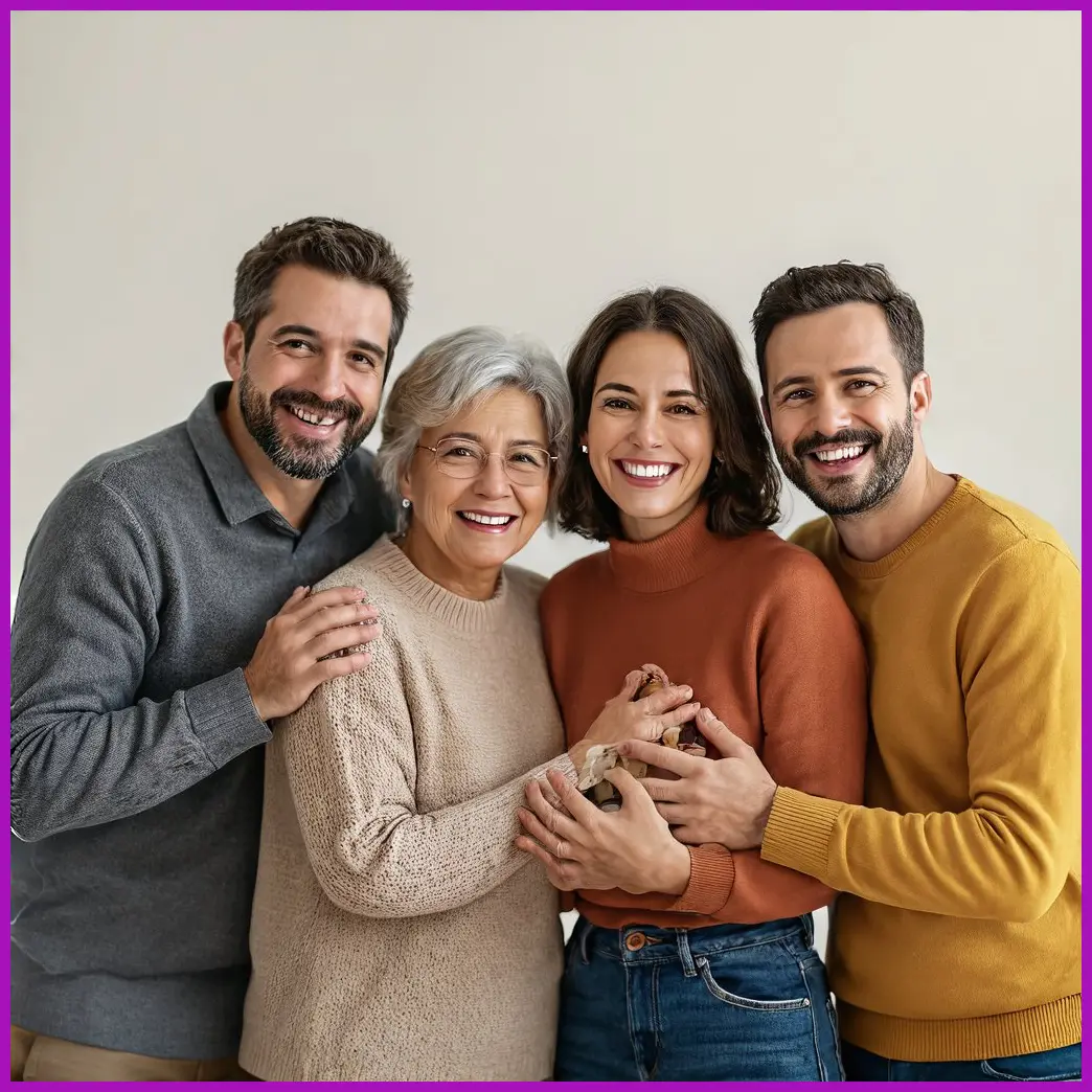 familia feliz ayudas