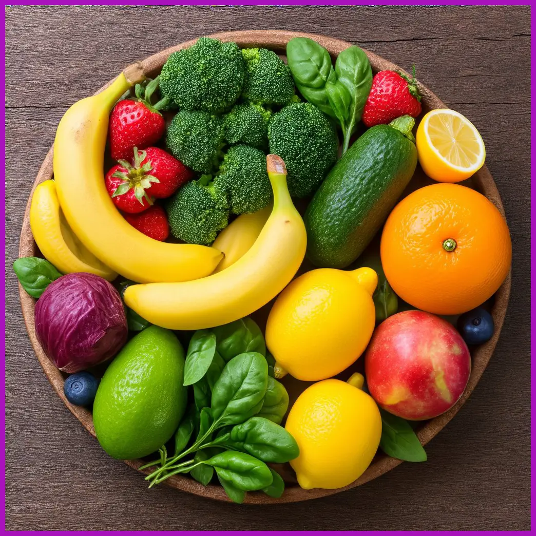 frutas y verduras ricas en vitaminas