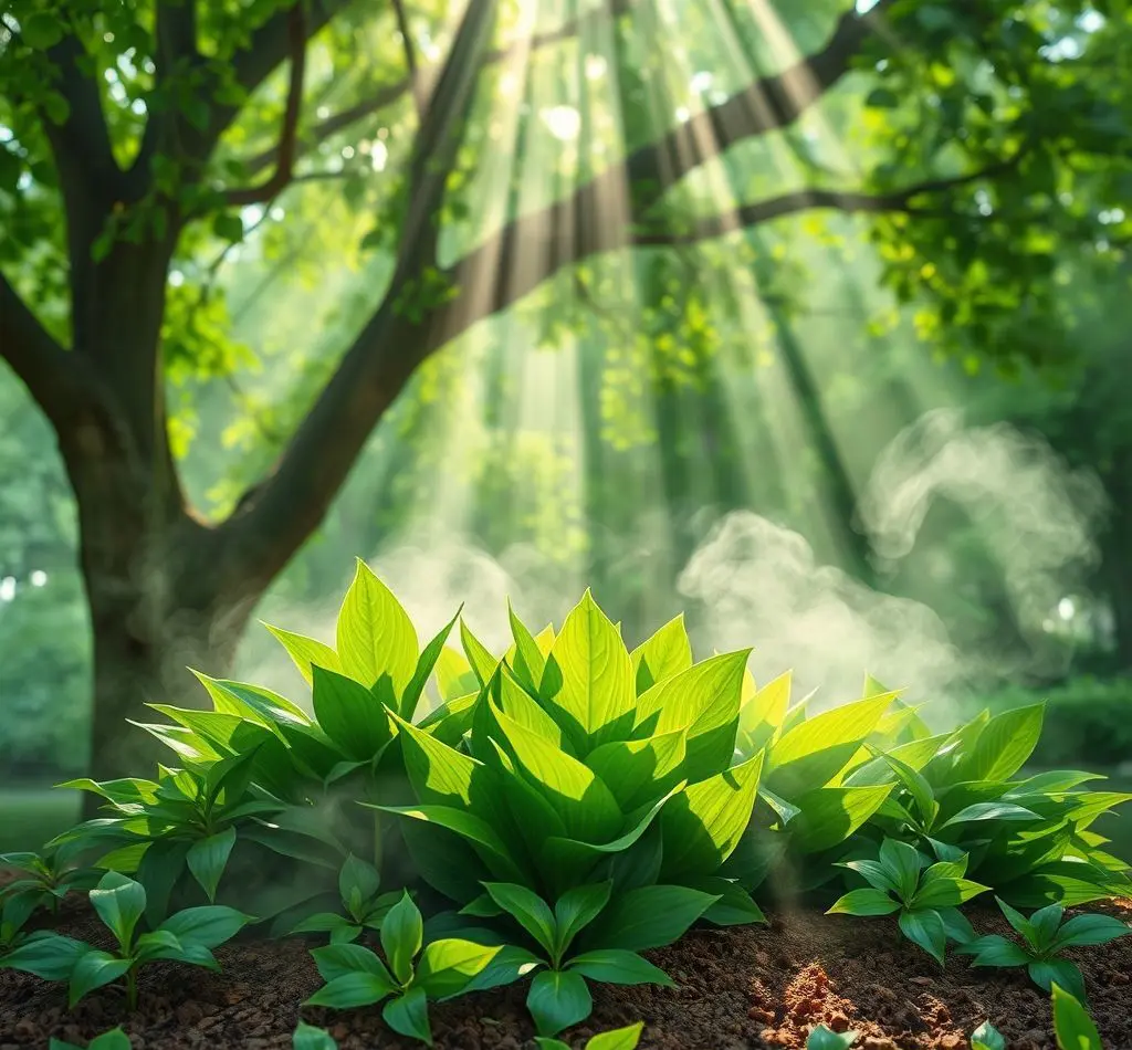 hojas verdes cuidado piel