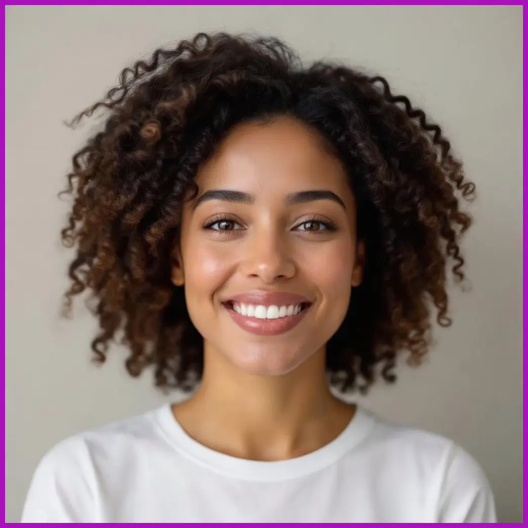mujer cabello saludable