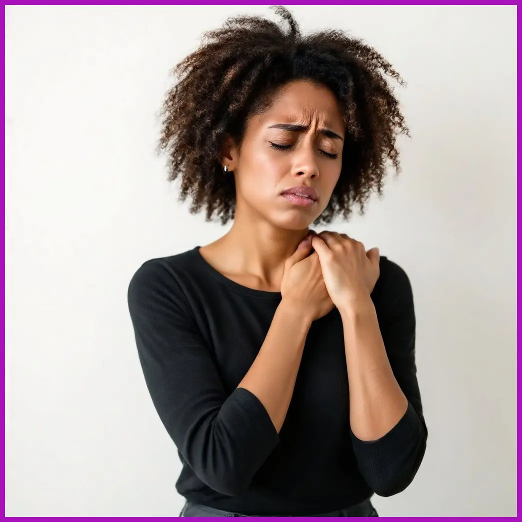 mujer con dolor articular