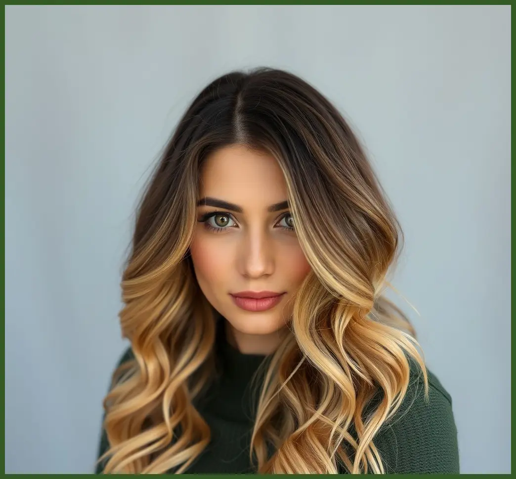 mujer con pelo liso organico