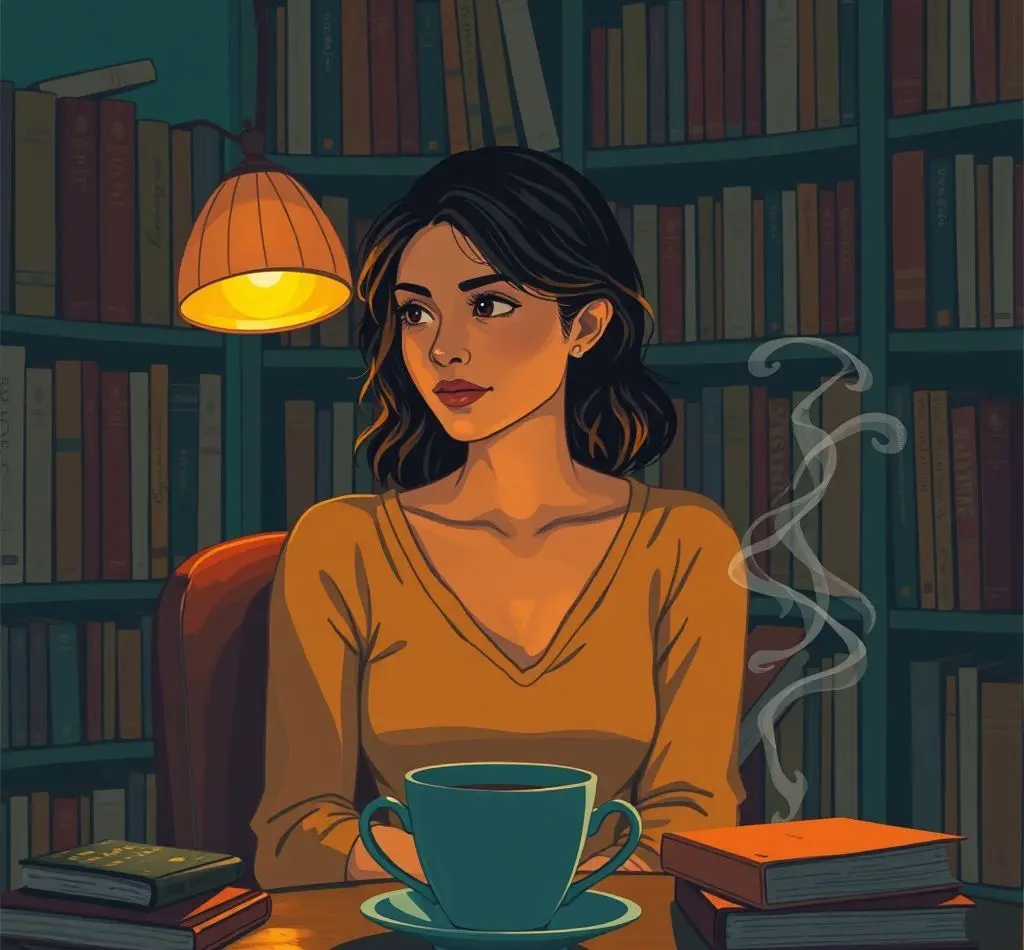 mujer con voz critica interna