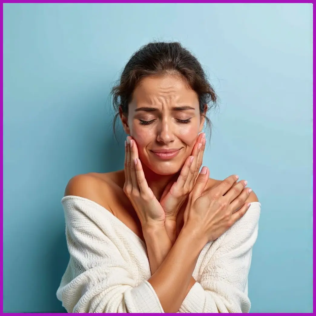 mujer cuidando piel